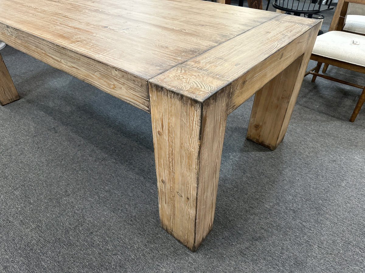 Maxwell 84” Rectangular Reclaimed Pine Dining Table
