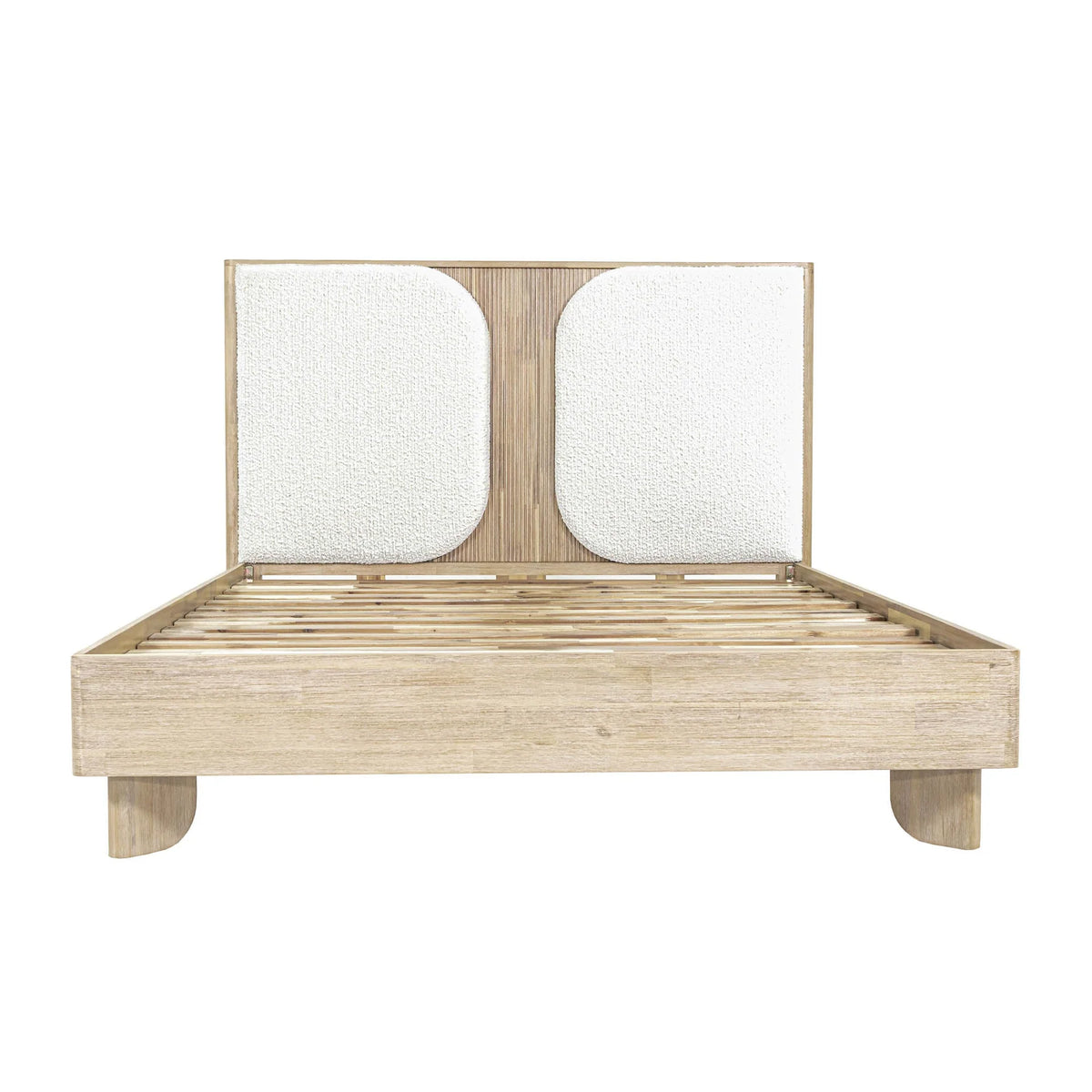 Haru Upholstered Bed in Sand Wash