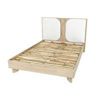 Haru Upholstered Bed in Sand Wash