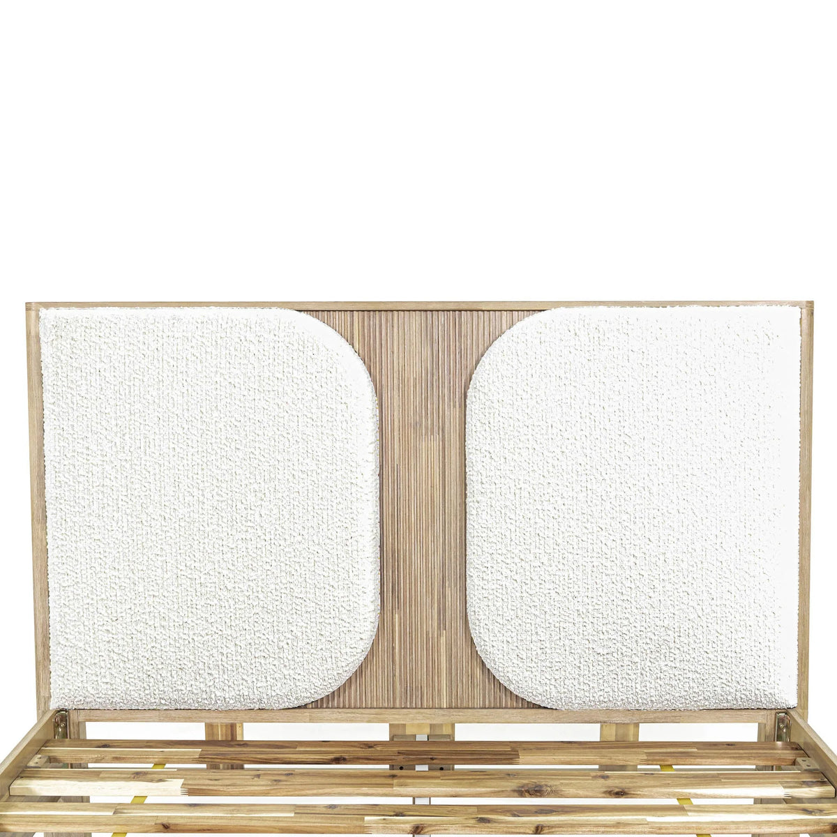 Haru Upholstered Bed in Sand Wash