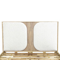 Haru Upholstered Bed in Sand Wash