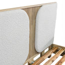 Haru Upholstered Bed in Sand Wash