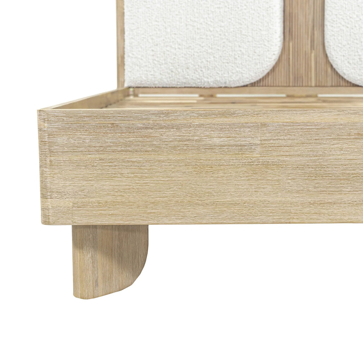 Haru Upholstered Bed in Sand Wash