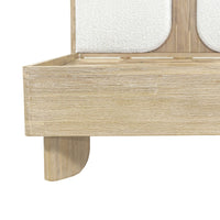 Haru Upholstered Bed in Sand Wash
