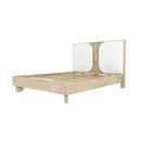 Haru Upholstered Bed in Sand Wash