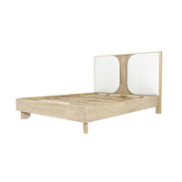 Haru Upholstered Bed in Sand Wash