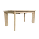 Haru 70"–102" Solid Acacia Extension Dining Table – Sand Wash
