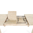 Haru 70"–102" Solid Acacia Extension Dining Table – Sand Wash