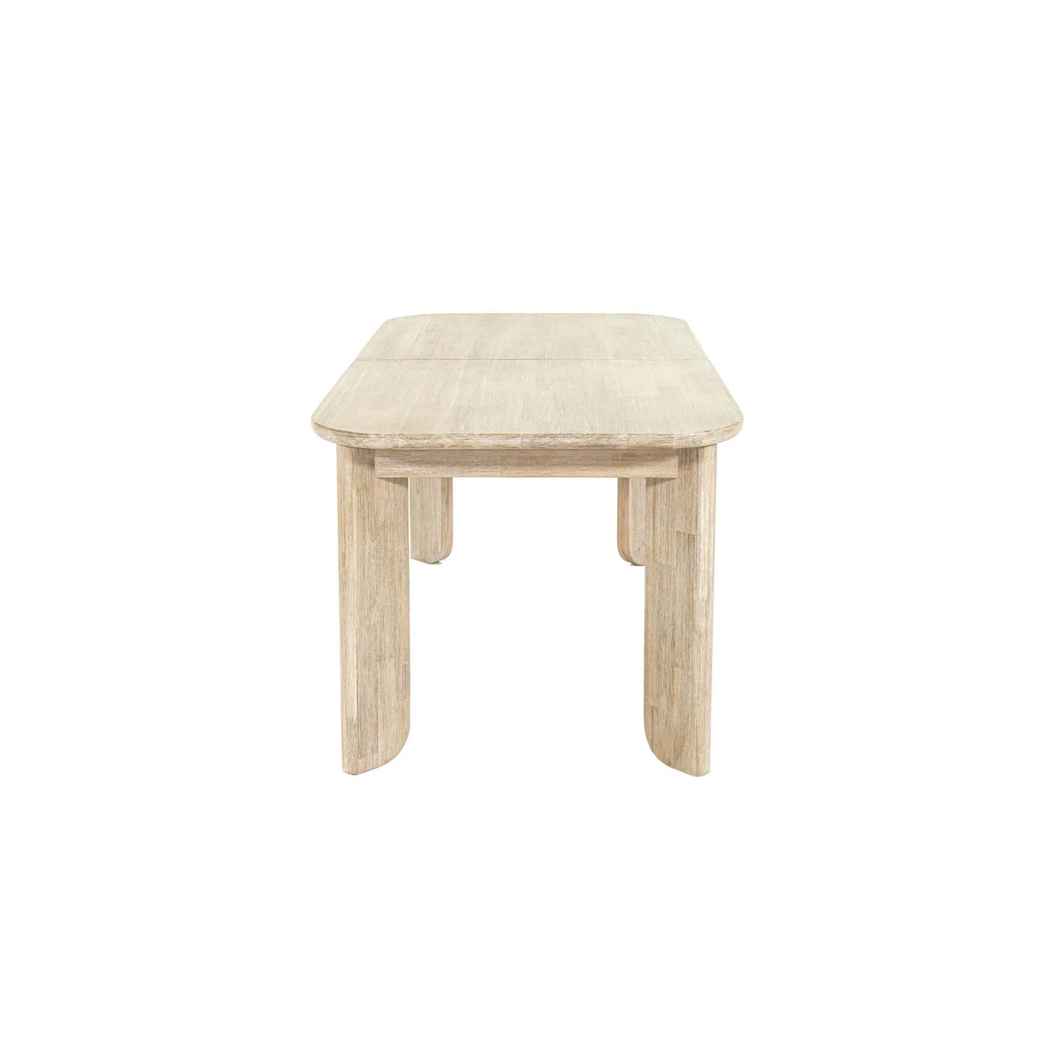Haru 70"–102" Solid Acacia Extension Dining Table – Sand Wash