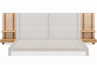 Tanner Queen/King Set of Headboard Wings – Flaxen