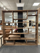 Mariz 87” Large Abstract Bookcase – Natural