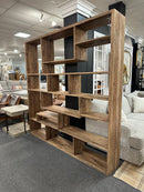 Mariz 87” Large Abstract Bookcase – Natural