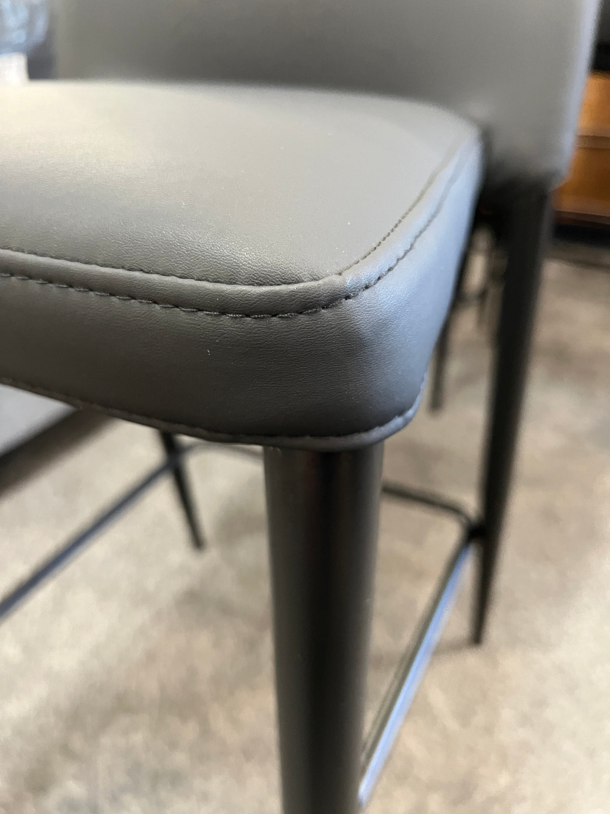 Conway Black Barstool
