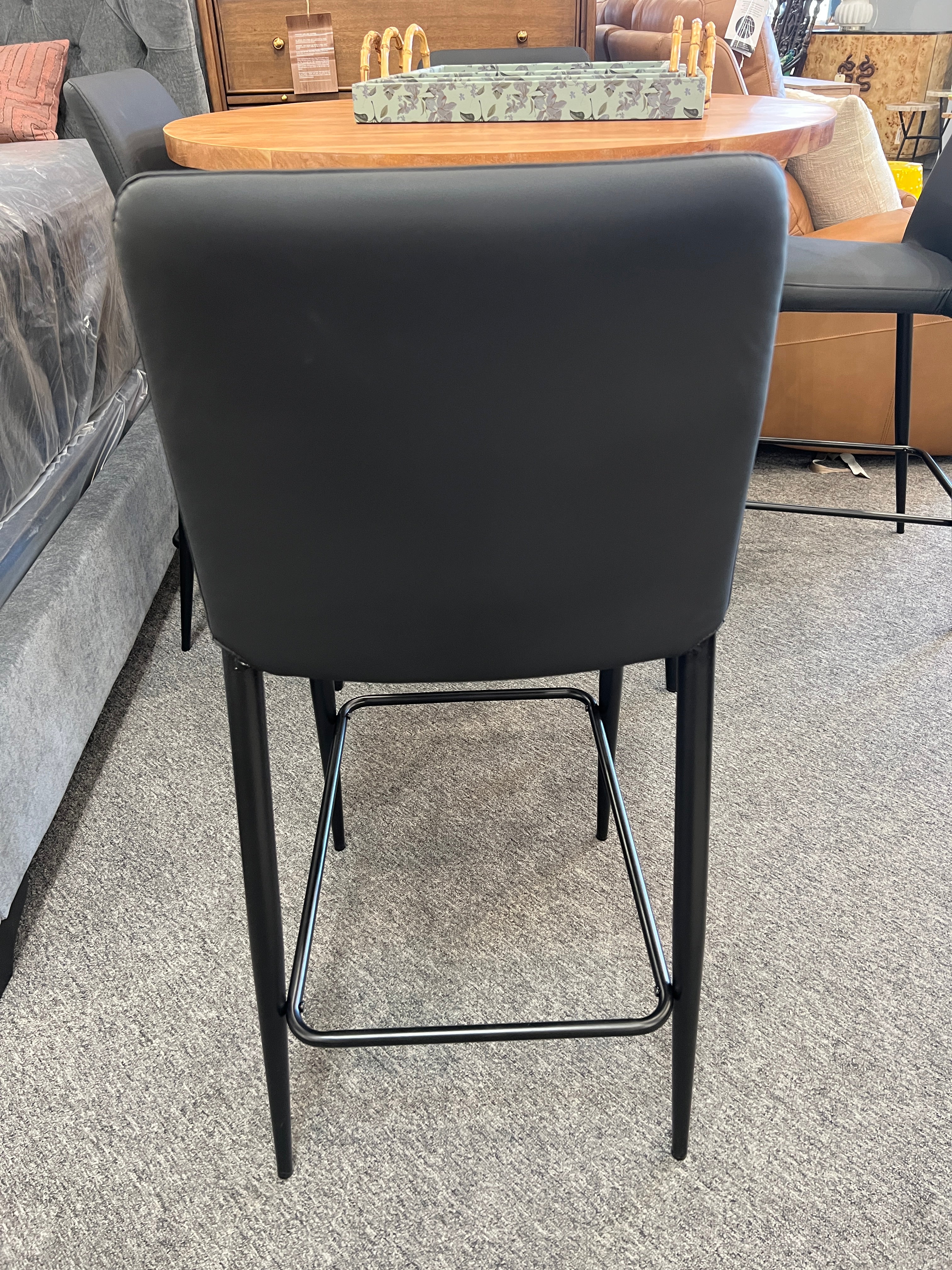Conway Black Barstool