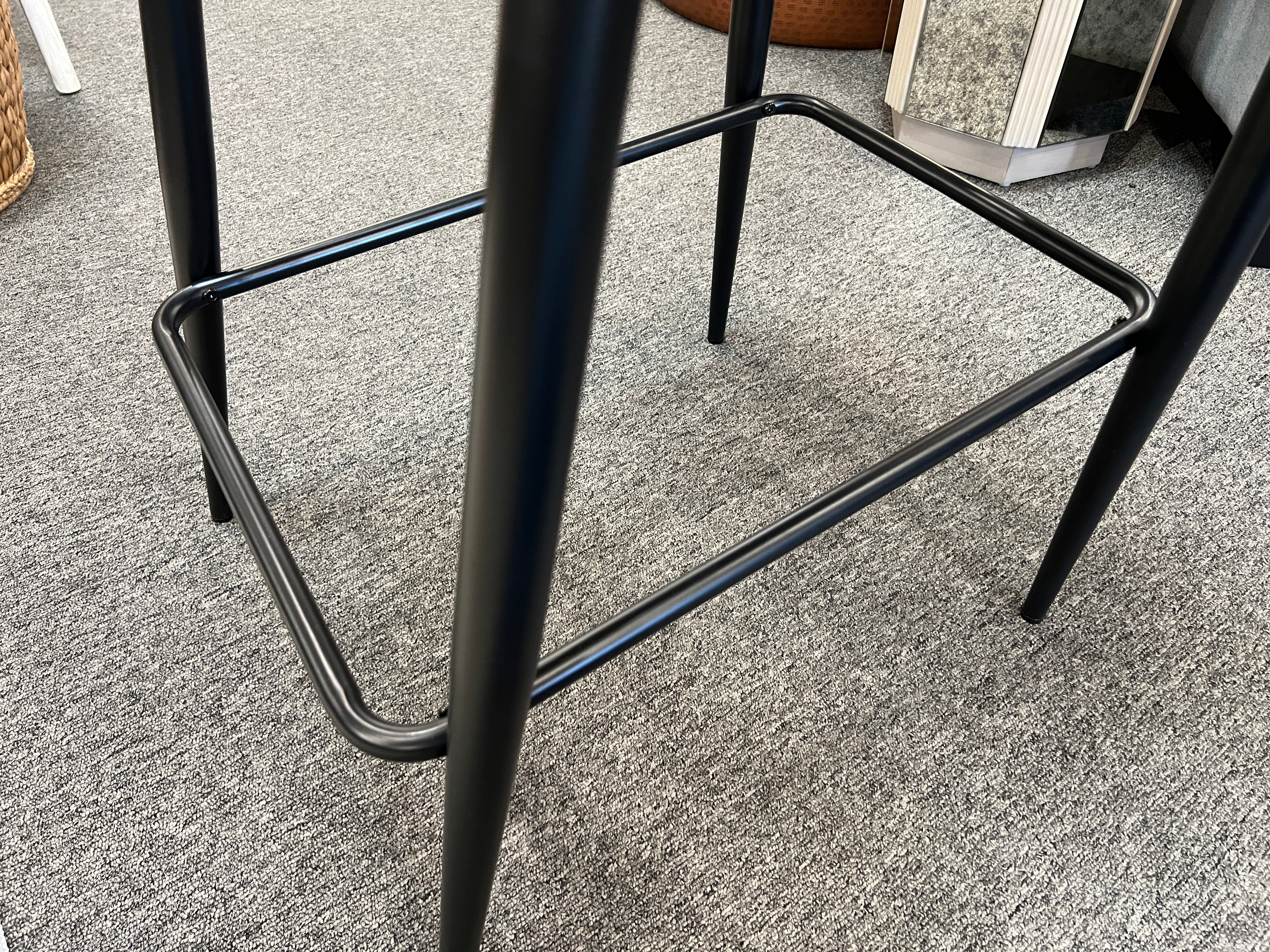 Conway Black Barstool