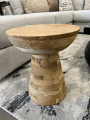 Moda Side Table — Natural Finish