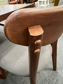Tahoe Walnut Dining Chair – Upholstered Modern Wood Dining Chair
