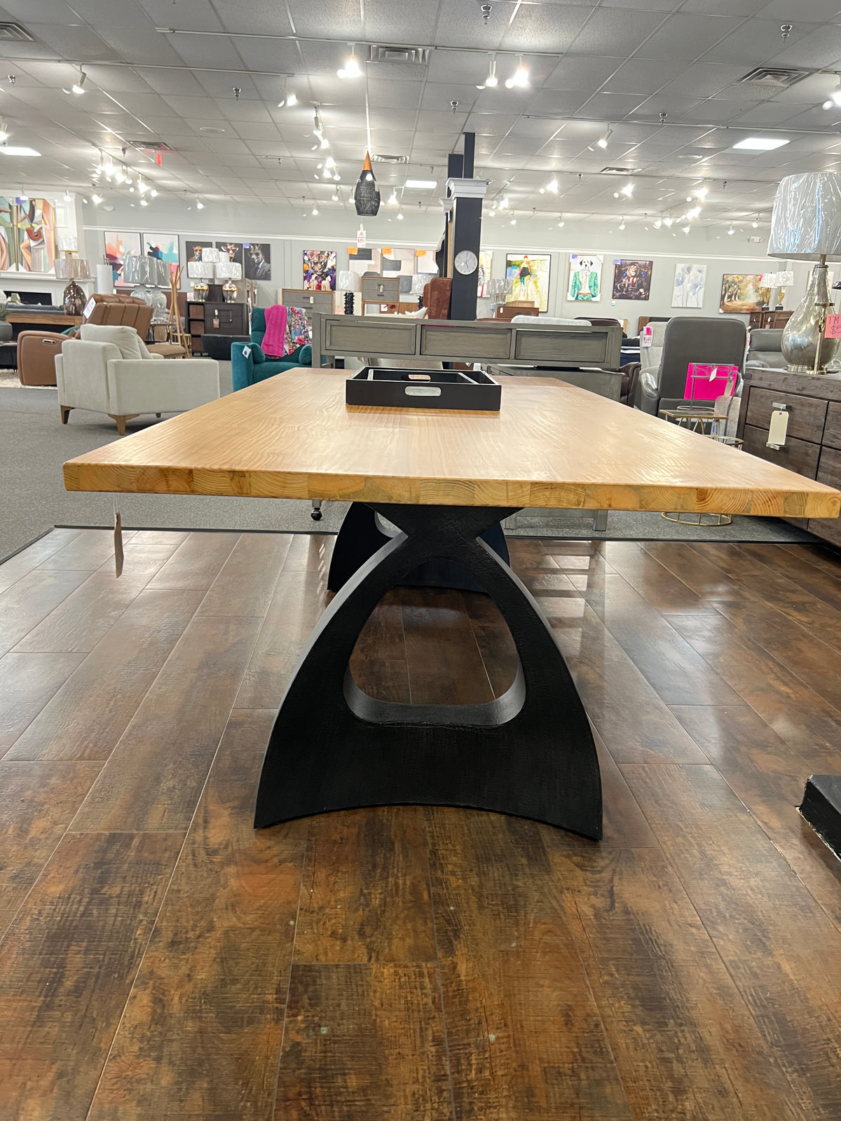 Orion 94" Rectangular Dining Table – Light Natural