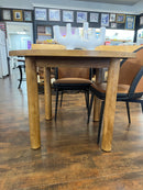 Bodhi 42" Round Solid Mango Wood Dining Table – Brown