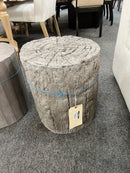 Stump Accent Table – Weathered Gray