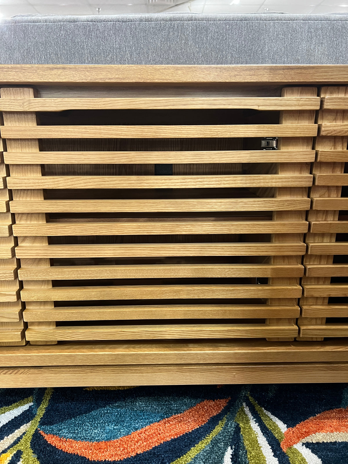 Tanner 78” Four-Door Ash Media Console – Flaxen