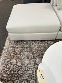 Hobnob Cotton 5-Piece Modular Sectional with Ottoman