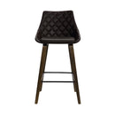Dani Brown Faux Leather 26" Counter Stool