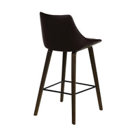 Dani Brown Faux Leather 26" Counter Stool