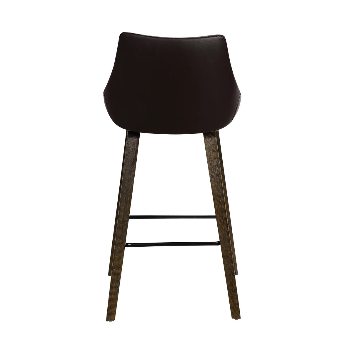 Dani Brown Faux Leather 26" Counter Stool