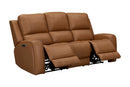 Parker House Belmont Lyric Caramel Zero-Gravity Power Sofa
