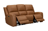 Parker House Belmont Lyric Caramel Zero-Gravity Power Sofa