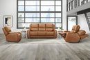 Parker House Belmont Lyric Caramel Zero-Gravity Power Sofa