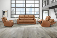 Parker House Belmont Lyric Caramel Zero-Gravity Power Sofa