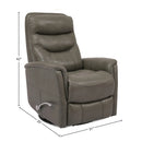 Parker House Gemini Leather Swivel Glider Recliner