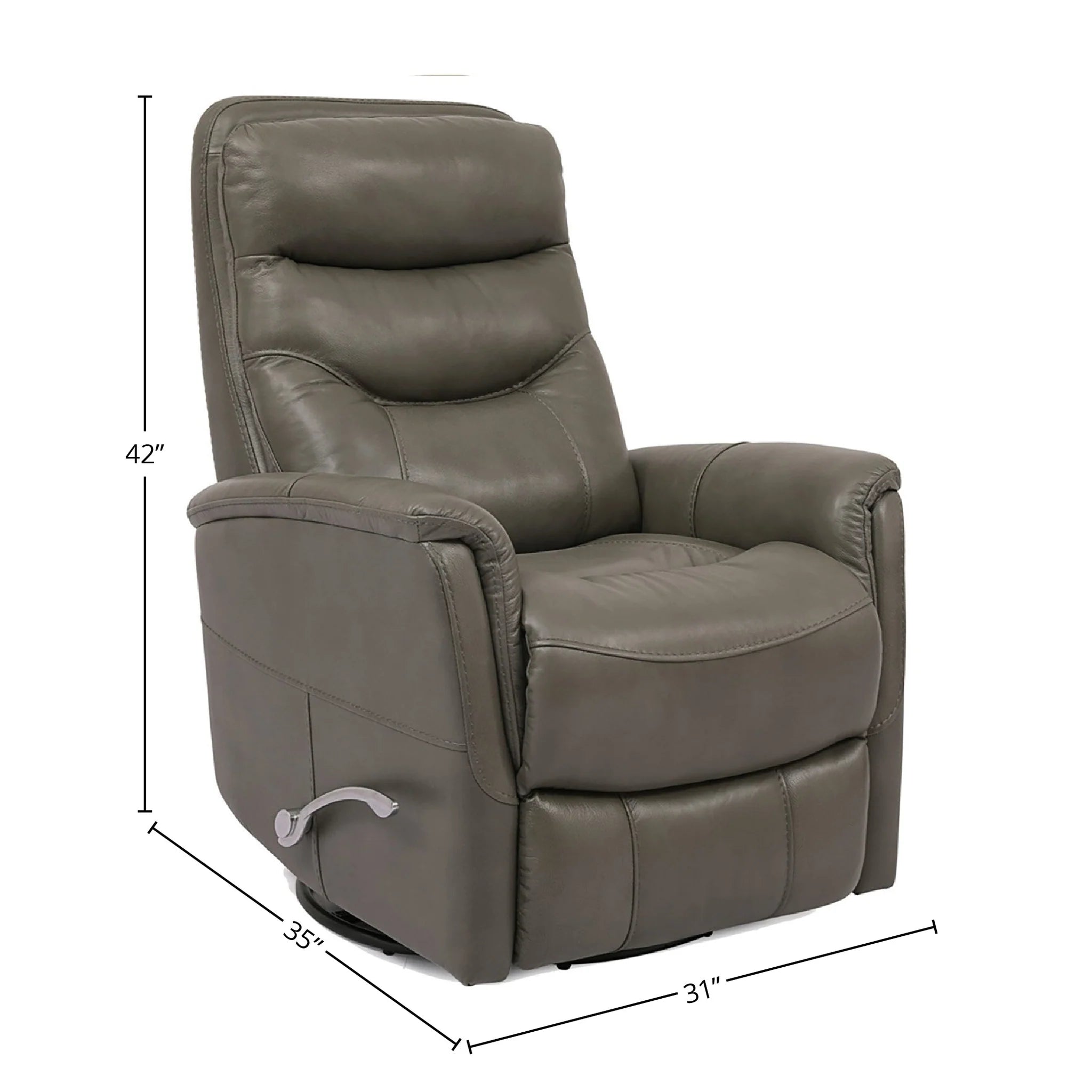 Parker House Gemini Leather Swivel Glider Recliner