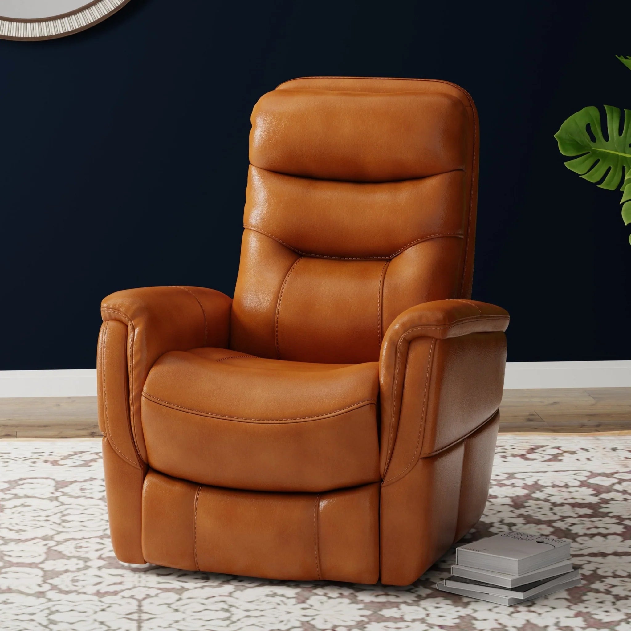 Parker House Gemini Leather Swivel Glider Recliner