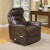 Parker House Gemini Leather Swivel Glider Recliner