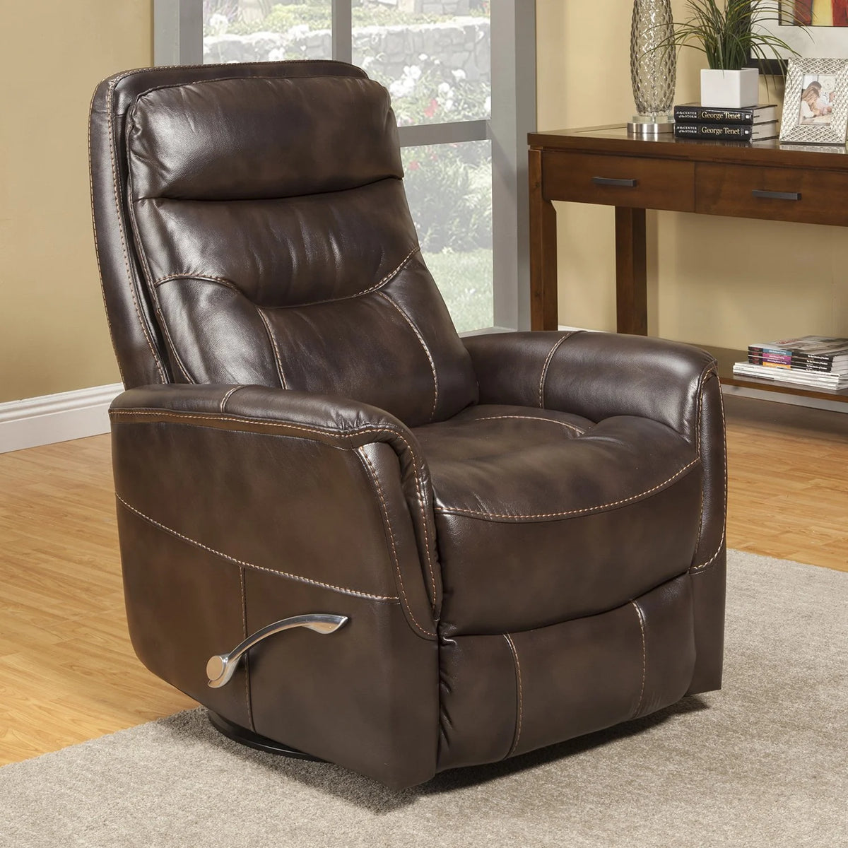 Parker House Gemini Leather Swivel Glider Recliner