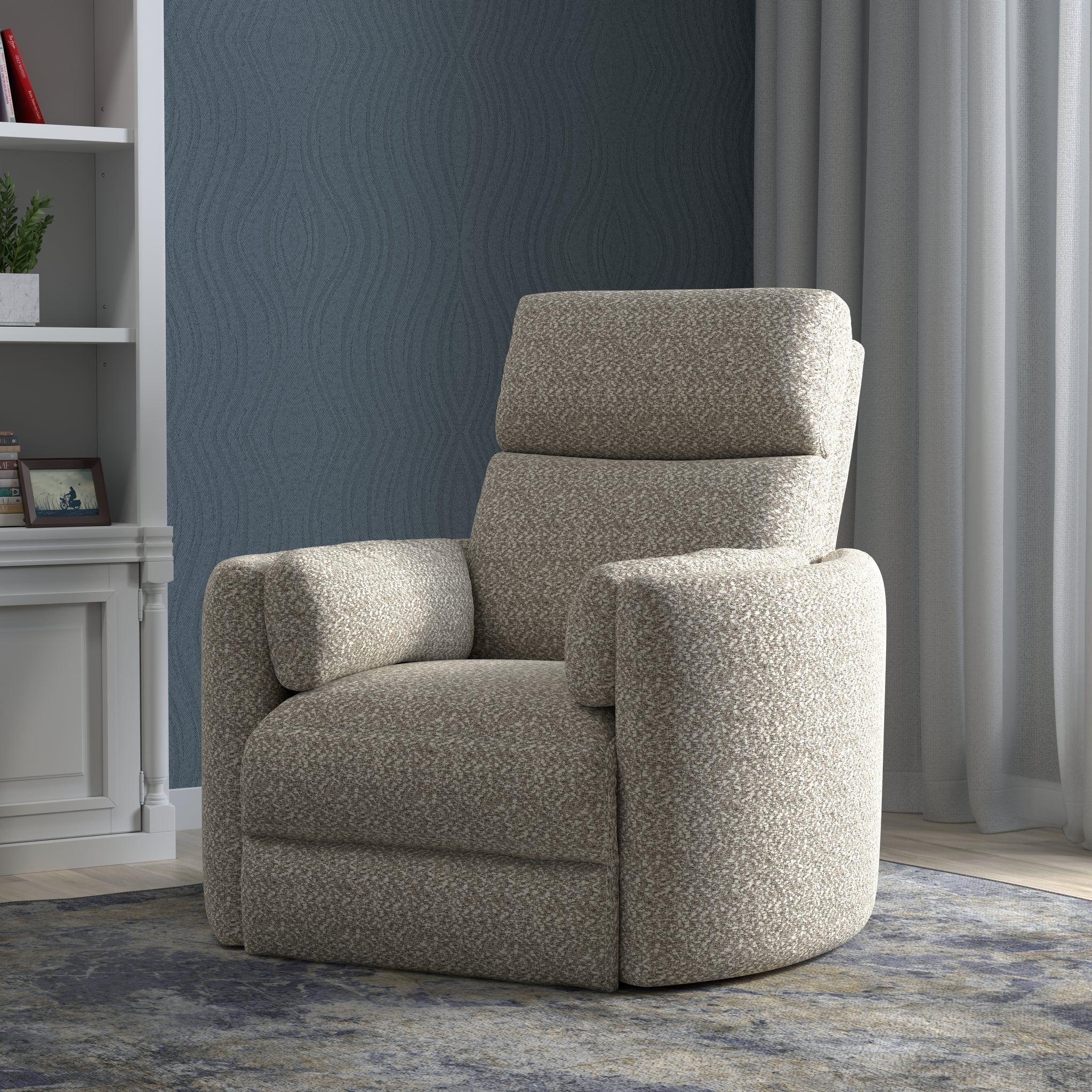 Radius Fabric Power Swivel Glider Recliner by Parker House