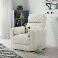 Radius Fabric Power Swivel Glider Recliner by Parker House