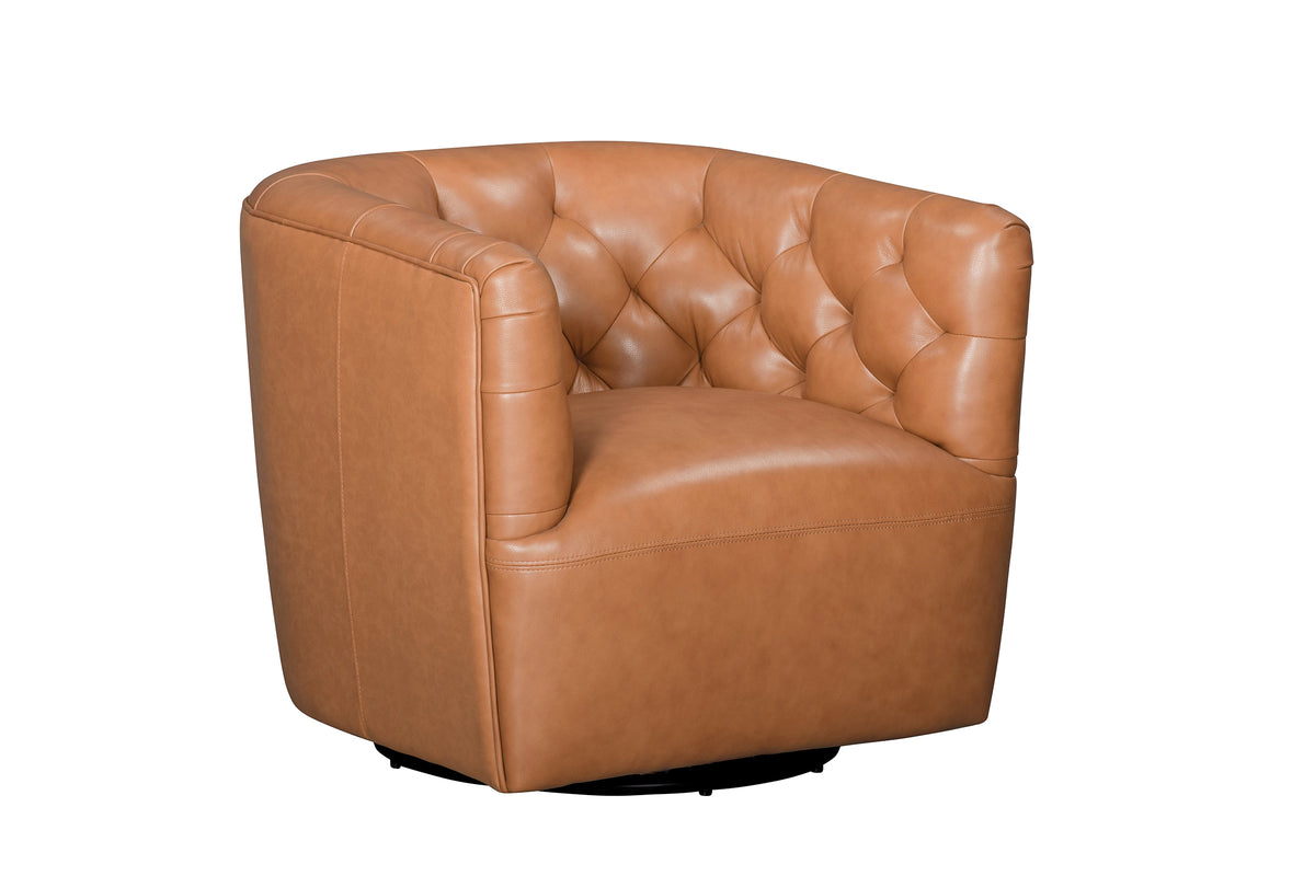 Mira Leather Swivel Chair