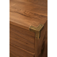 Adler Six Drawer Dresser in Natural Walnut