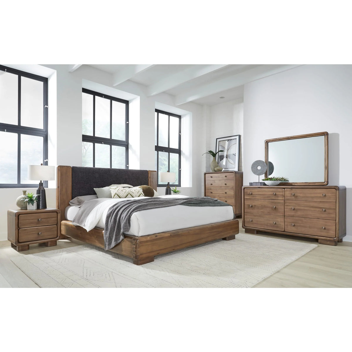 Boka 5-Drawer Acacia Wood Chest – Impala