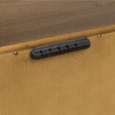 Two-Drawer Acacia Wood Nightstand in Impala Finish - Boka Collection