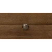 Two-Drawer Acacia Wood Nightstand in Impala Finish - Boka Collection