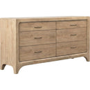 Brentwood 6-Drawer Dresser in Brioche