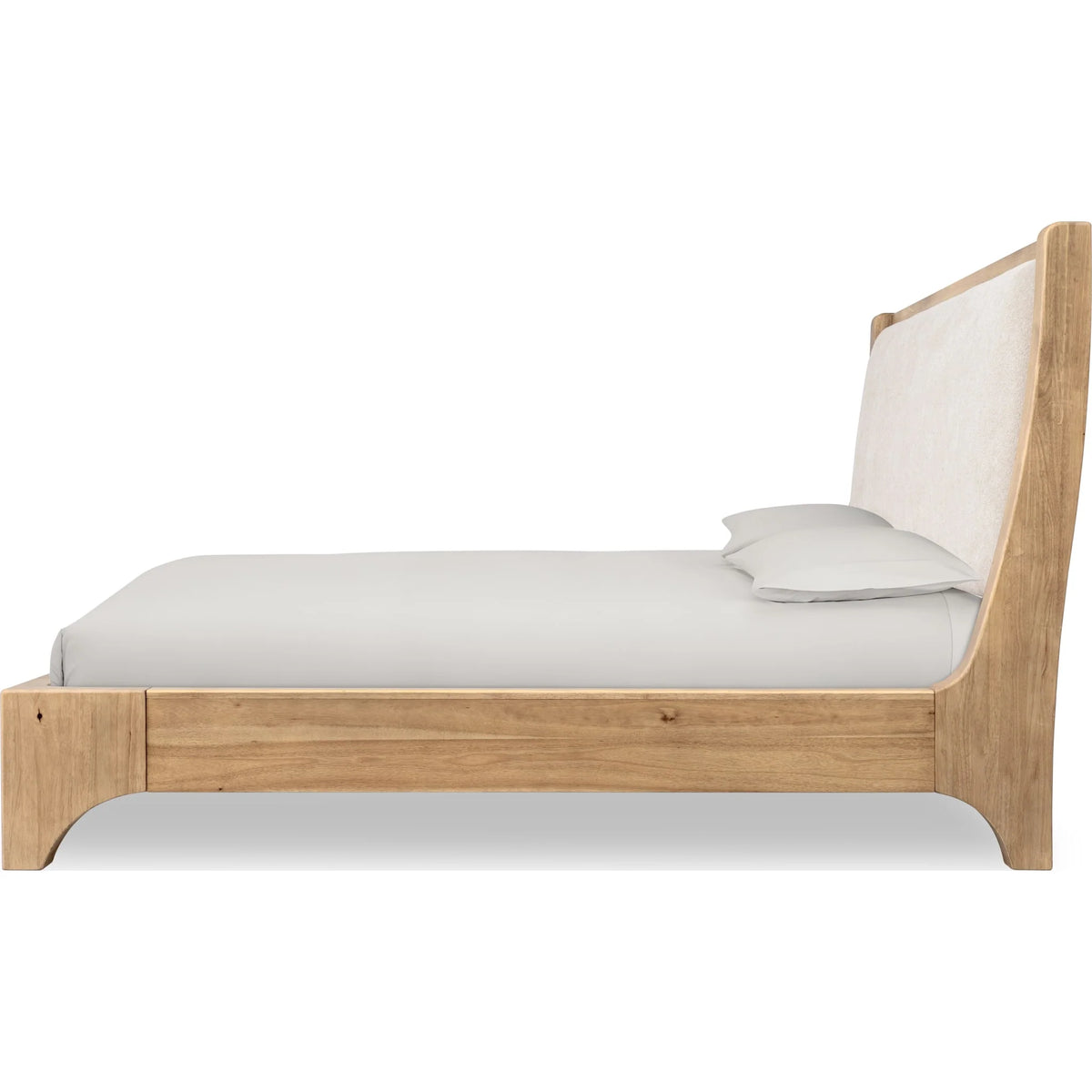 Brentwood Upholstered Wood Bed in Brioche