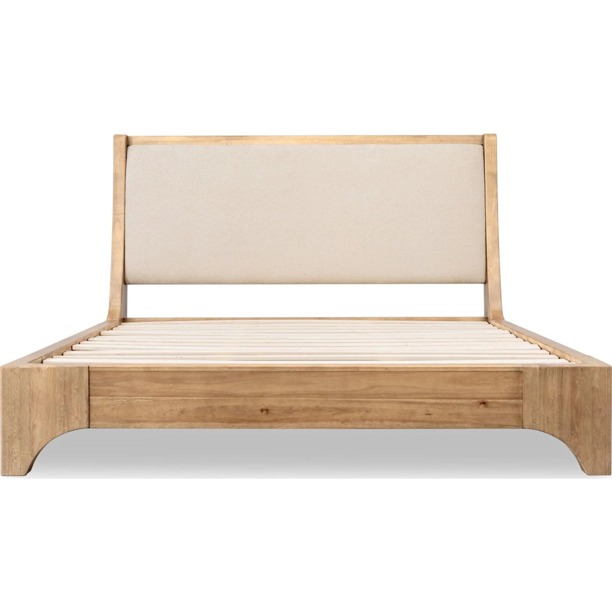 Brentwood Upholstered Wood Bed in Brioche