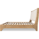 Brentwood Upholstered Wood Bed in Brioche
