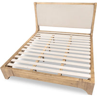Brentwood Upholstered Wood Bed in Brioche